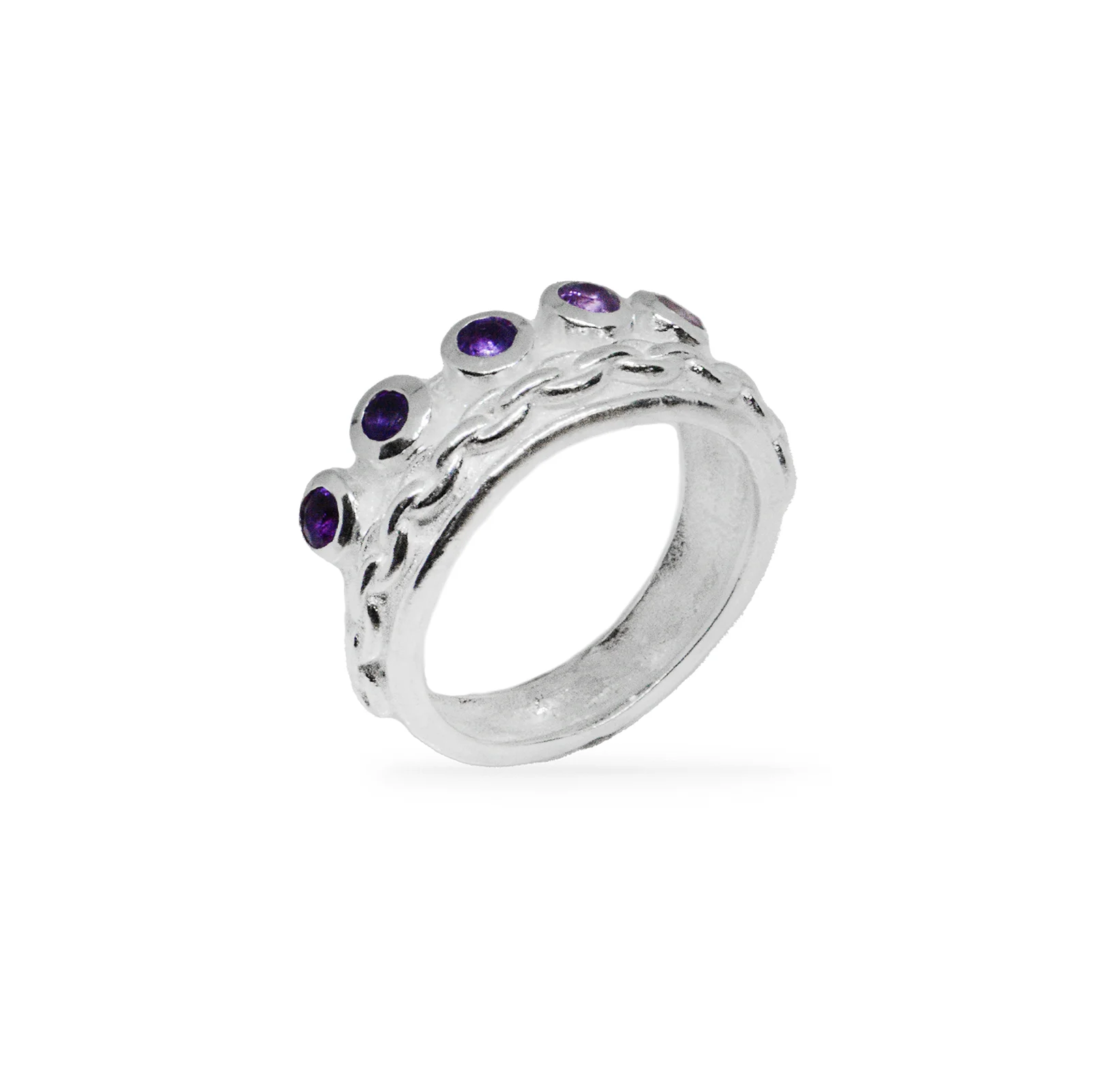 Exclusive ring with Amethyst