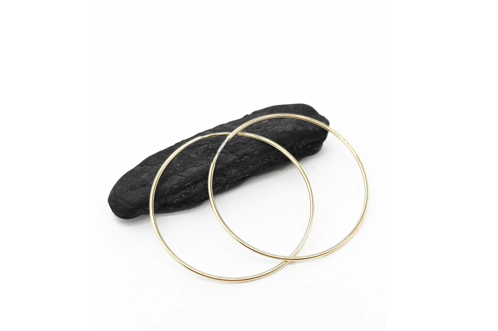 Golden earrings - Hoops AU19520