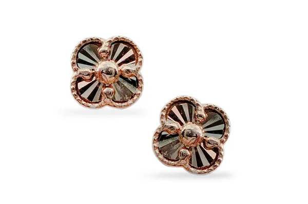 Gold earrings