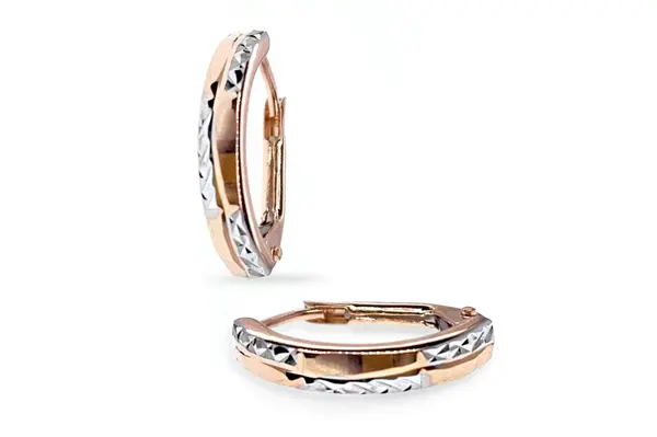 Golden earrings AU14002155
