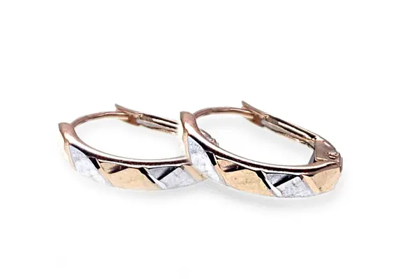 Golden earrings AU1400475