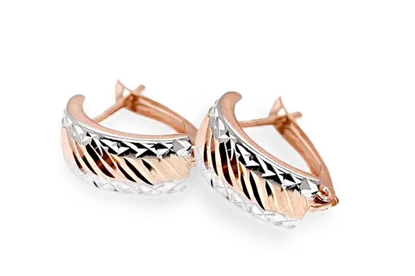 Golden earrings AU16150502