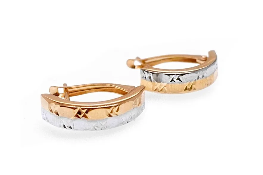 Golden earrings AU19002664