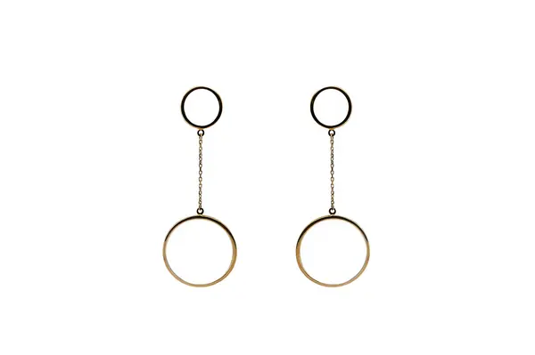 Golden earrings AU19534