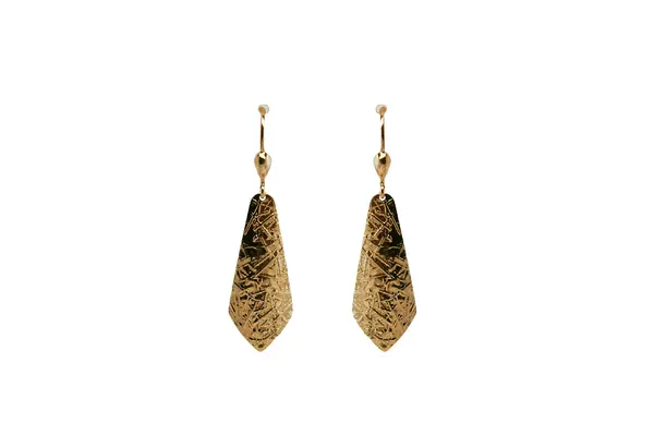 Golden earrings AU19537