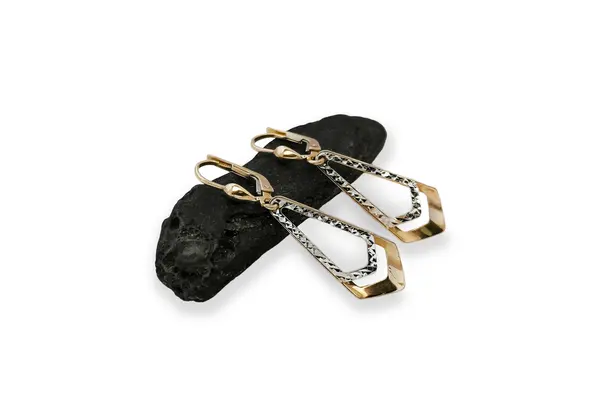 Golden earrings AU19538