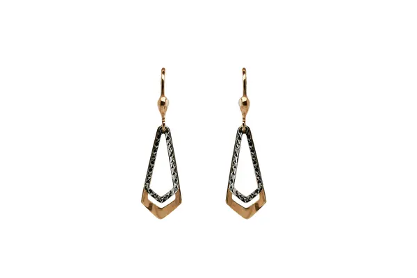 Golden earrings AU19538