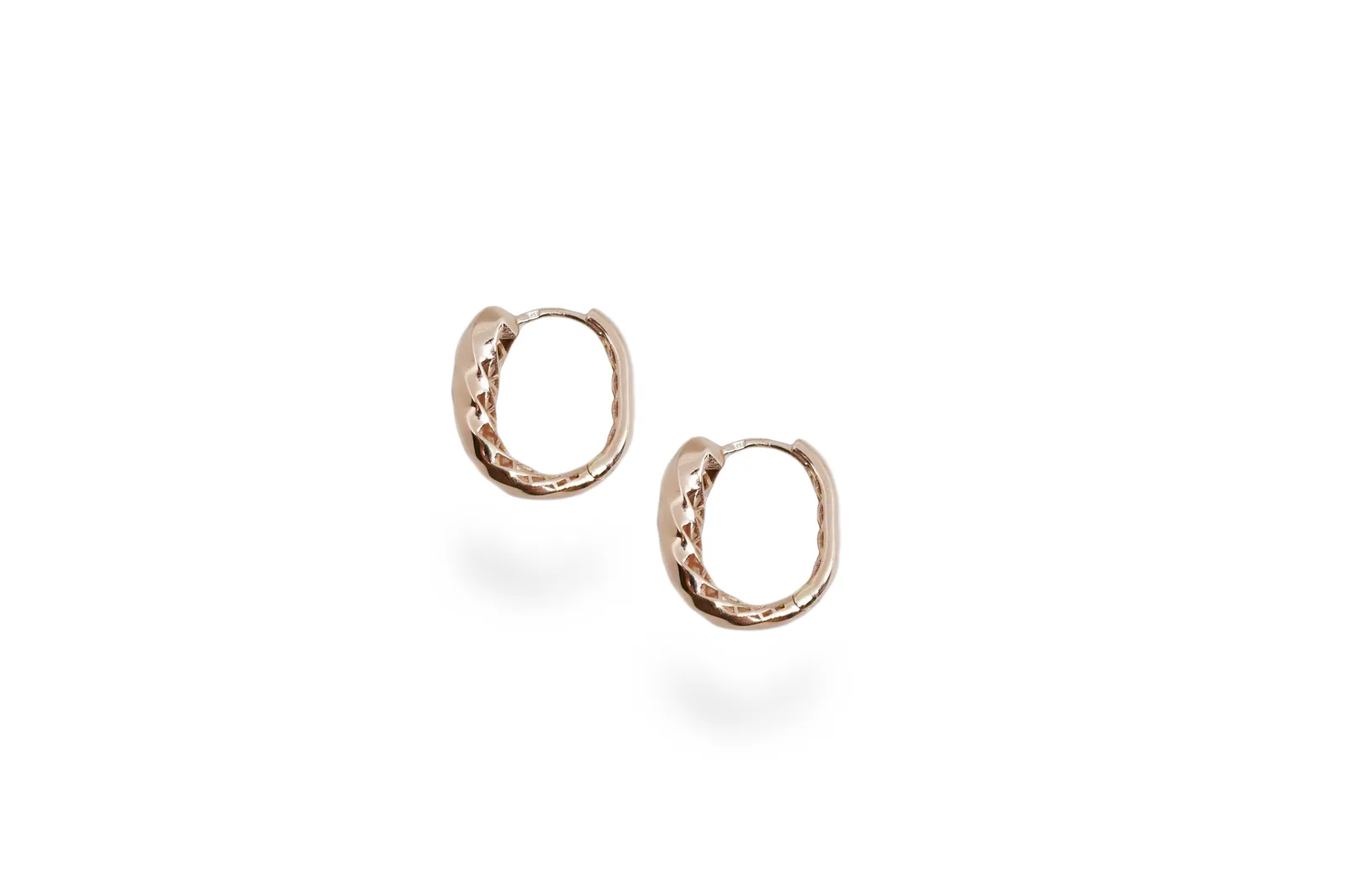 Golden earrings AU19543