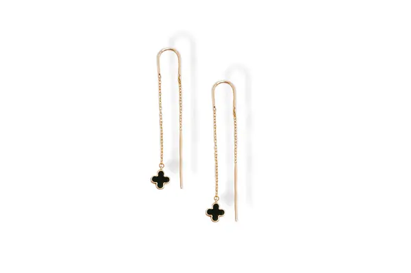 Golden earrings AU19545
