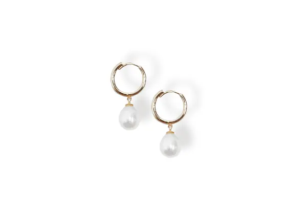 Golden earrings AU19546