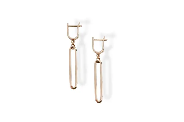 Golden earrings AU19548
