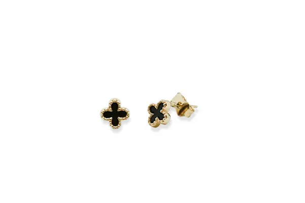 Golden earrings - Crosses AU19552