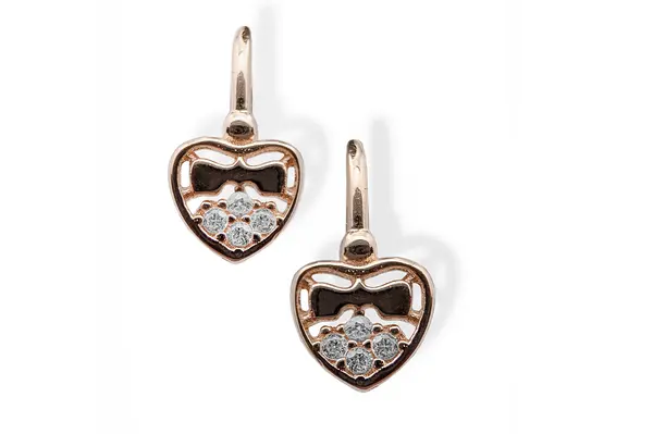 Gold earrings - Hearts
