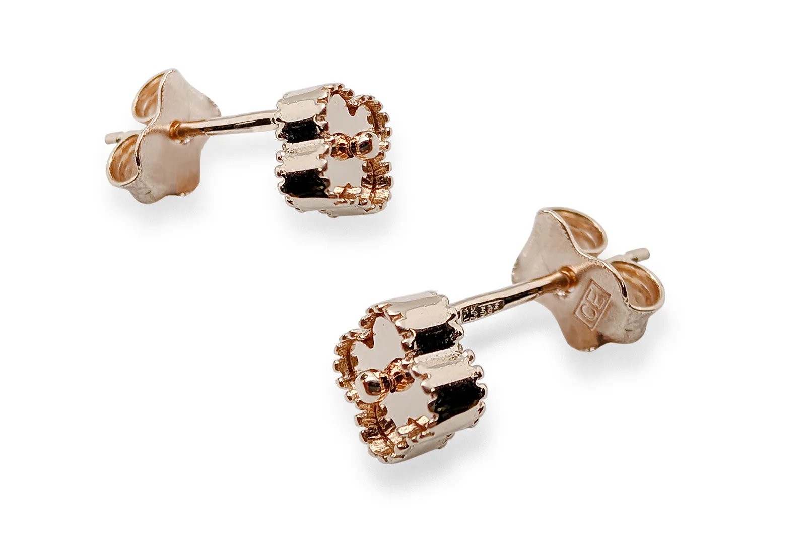 Gold earrings