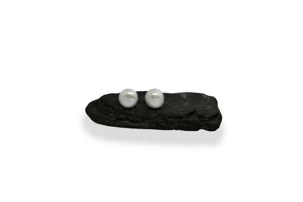 Golden earrings with Pearls AU19533