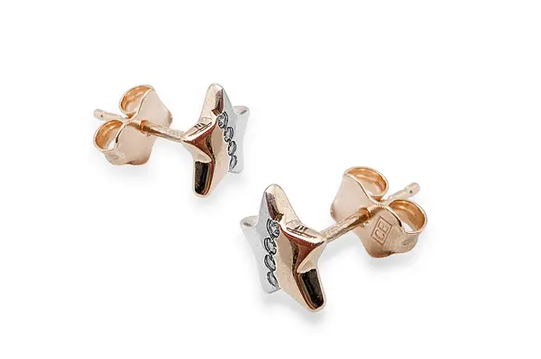 Gold earrings - Stars