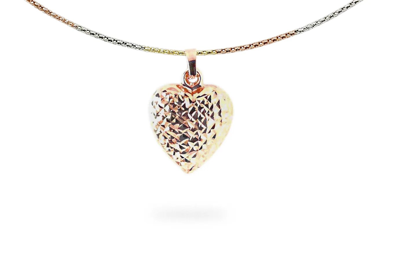 Golden pendants - hearts