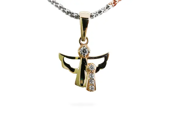 Golden pendant - Angels