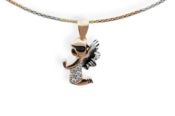 Golden pendant - Angel