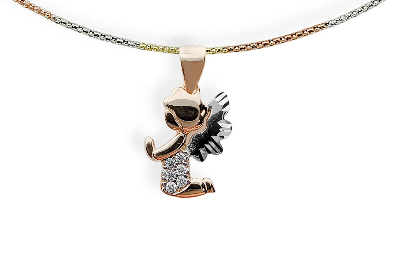 Golden pendant - Angel