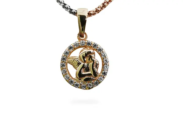 Golden pendant - Little Angel