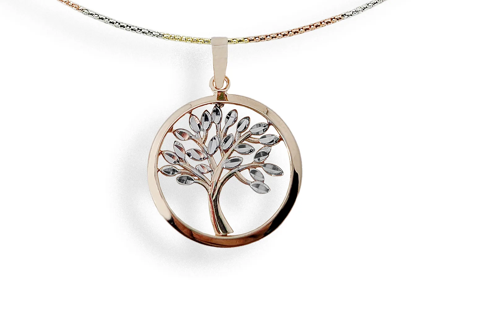 Golden pendant - Tree