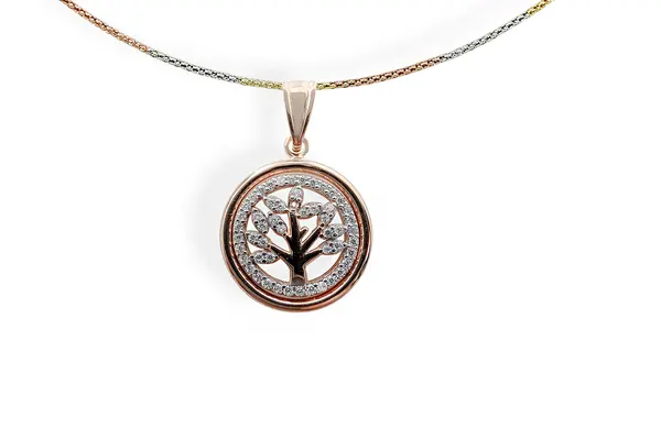 Golden pendant - Tree