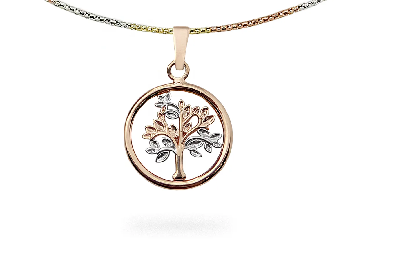 Golden pendant - Tree