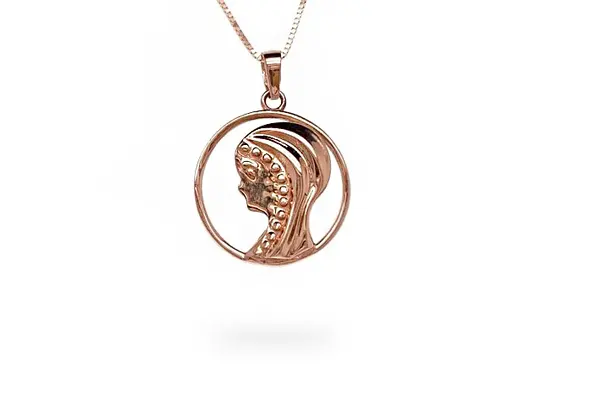 Golden pendant - Woman P15430100