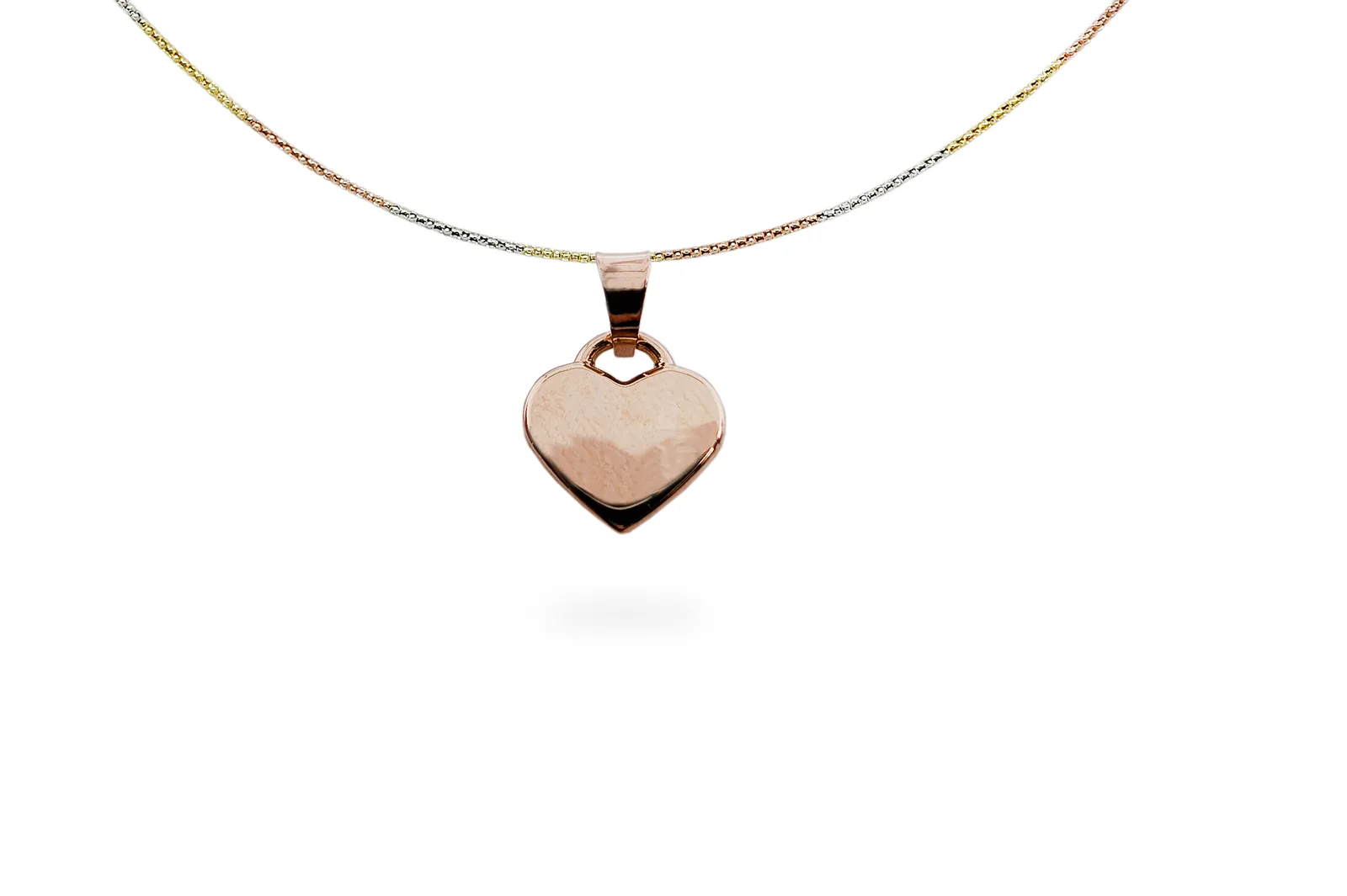 Golden pendant - Heart