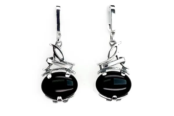 Earrings with black onyx A0536251600