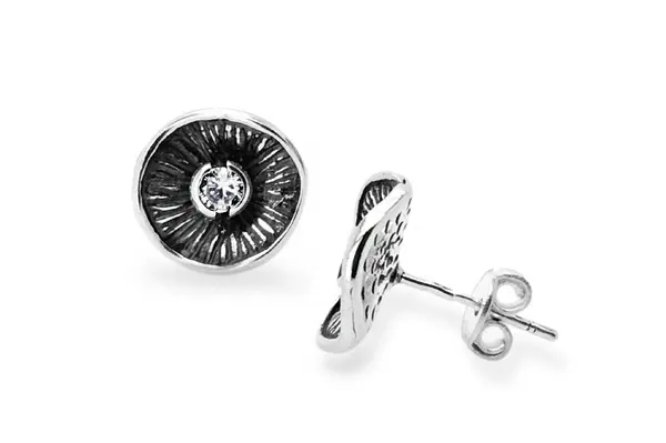 Earrings with Zirconia