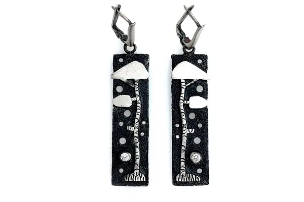 Earrings with Cubic Zirconia A2770301260