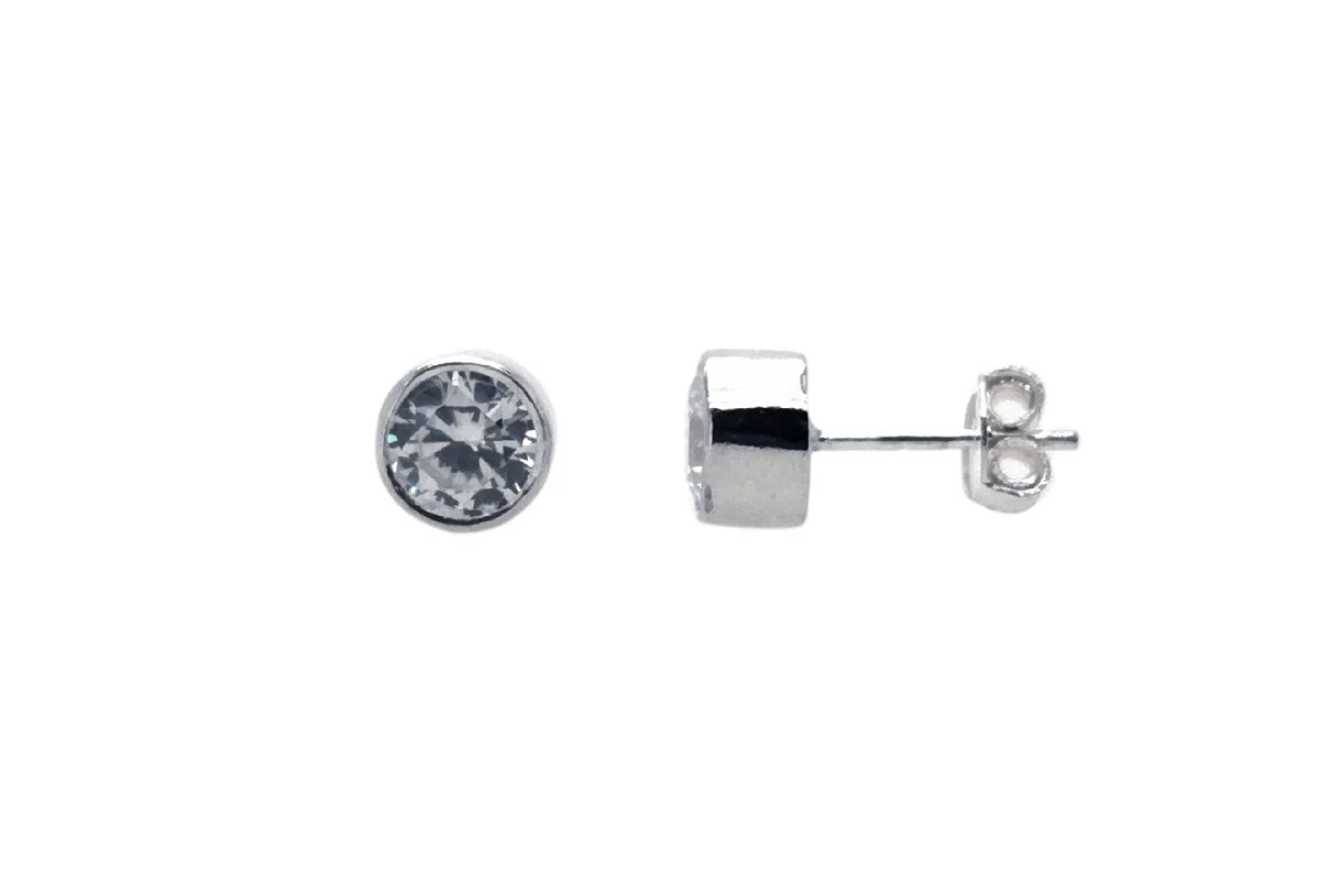 Earrings with Zirconia