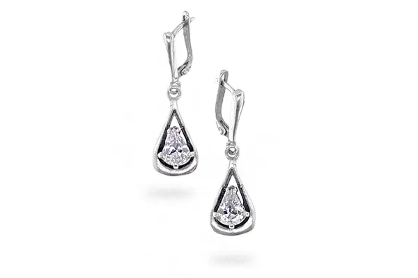Earrings with Zirconia