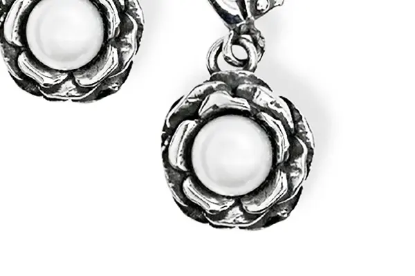 Silver earrings with Pearls A1932350500