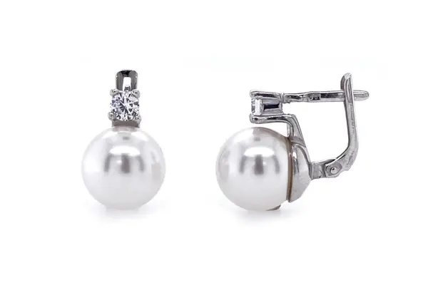 Swarovski Pearl & Cubic Zirconia Earrings A3409550550