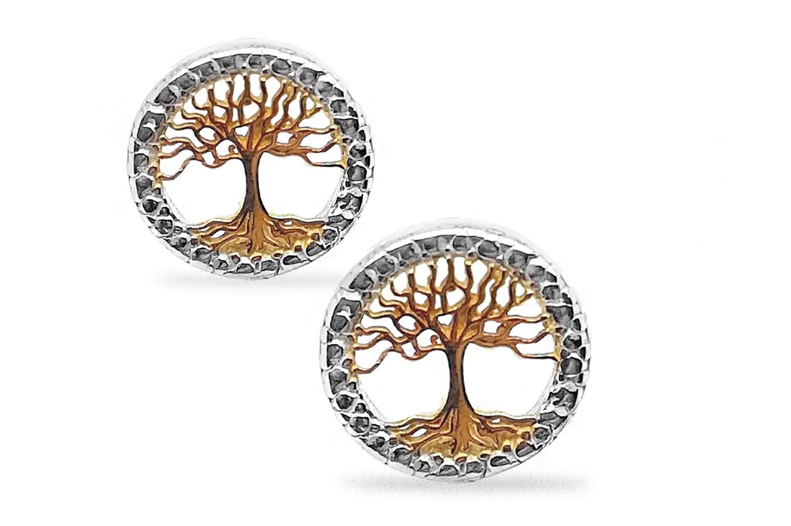 Earrings small tree