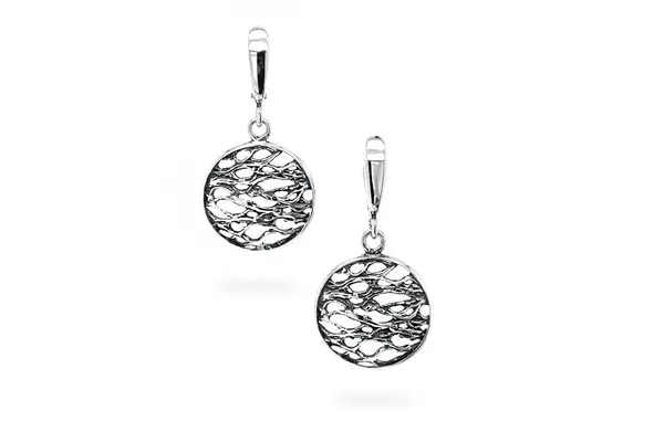 Openwork Silver Earrings