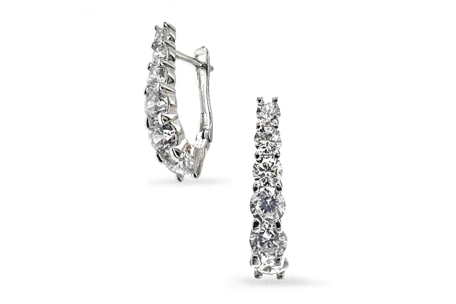 White gold earrings A34018397