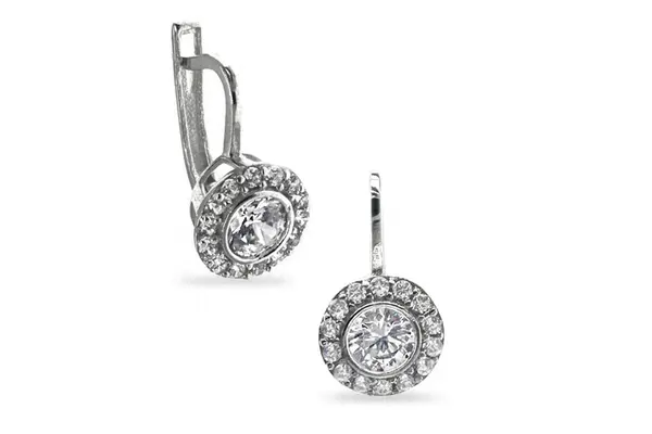 White gold earrings A79015933