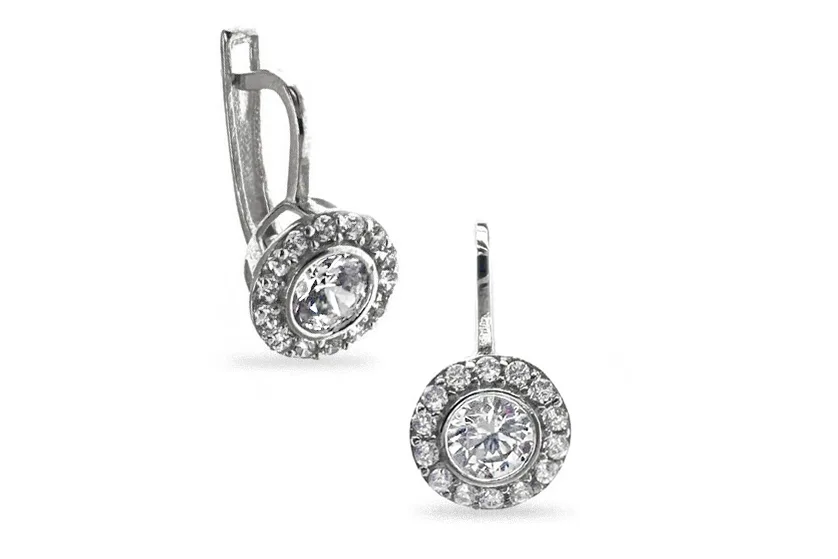 White gold earrings A79015933