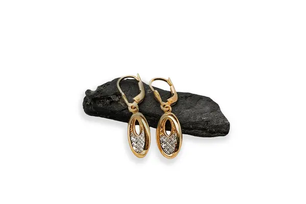 Golden earrings AU19535