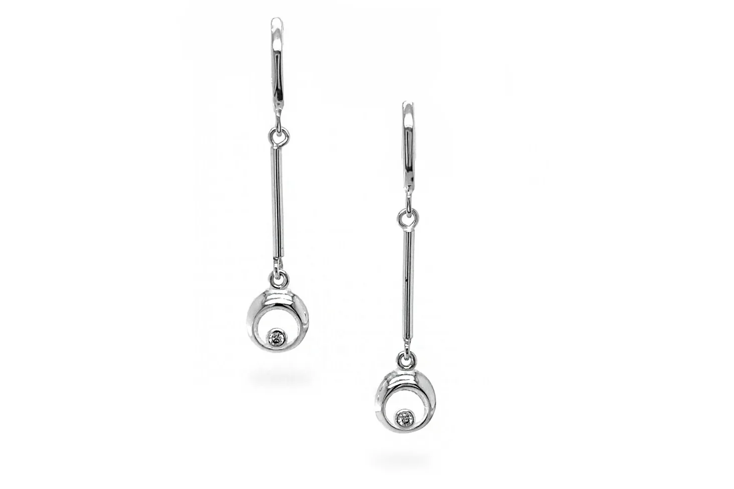 Long Cubic Zirconia Earrings