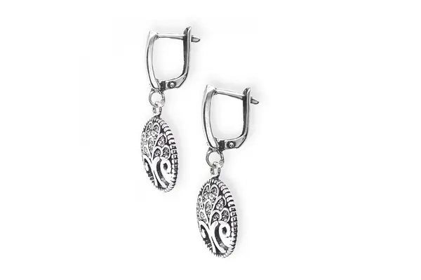 Drop Shape Crystal Glass Earrings (Kopija)
