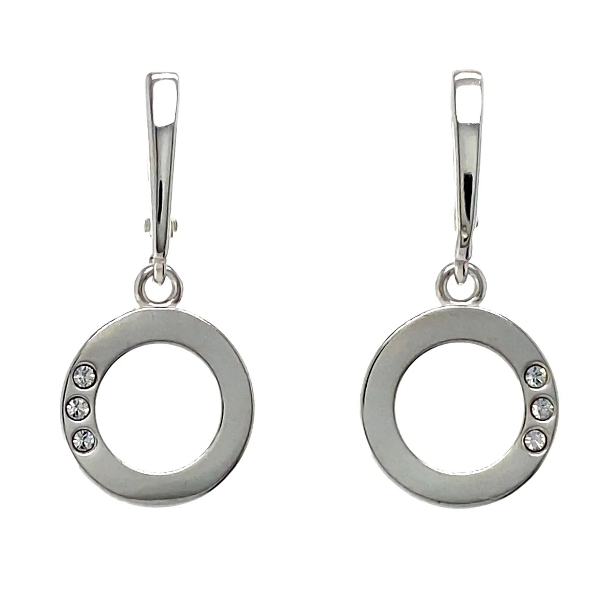 Earrings with Crystal Gems