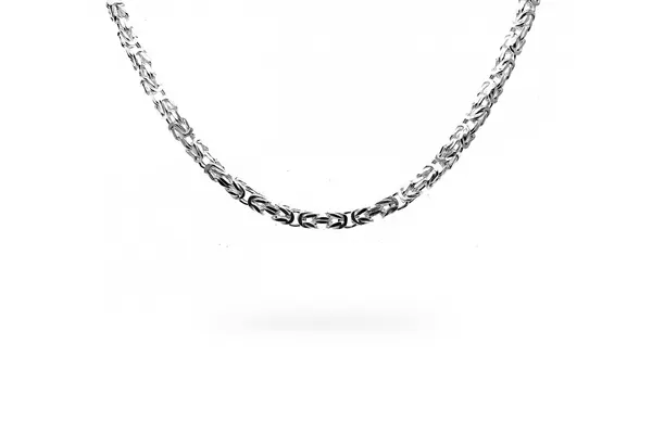 Royal python silver chain
