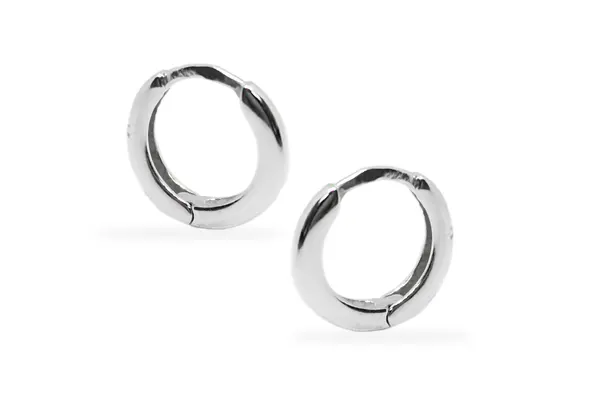 Silver Hoop Earrings AU0000500200