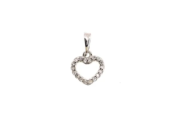 Pakabukas širdelė su Swarovski krištolu P2411600660