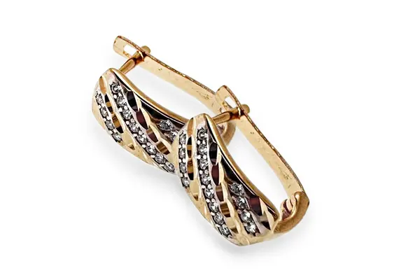 Red gold earrings A46019070